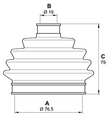 OPEN PARTS sjk702200 -  Комплект пыльника, приводной вал